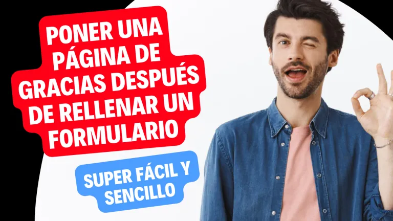 Cómo redireccionar a una página después de rellenar un Formulario en Contact Form 7