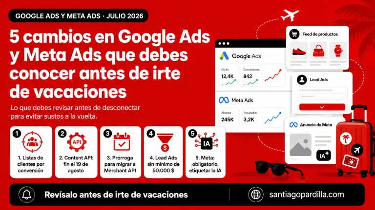 5 cambios de Google Ads y Meta Ads antes de verano