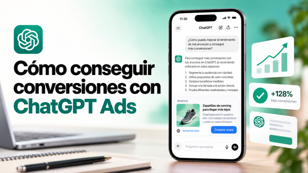 Cómo conseguir conversiones con ChatGPT Ads